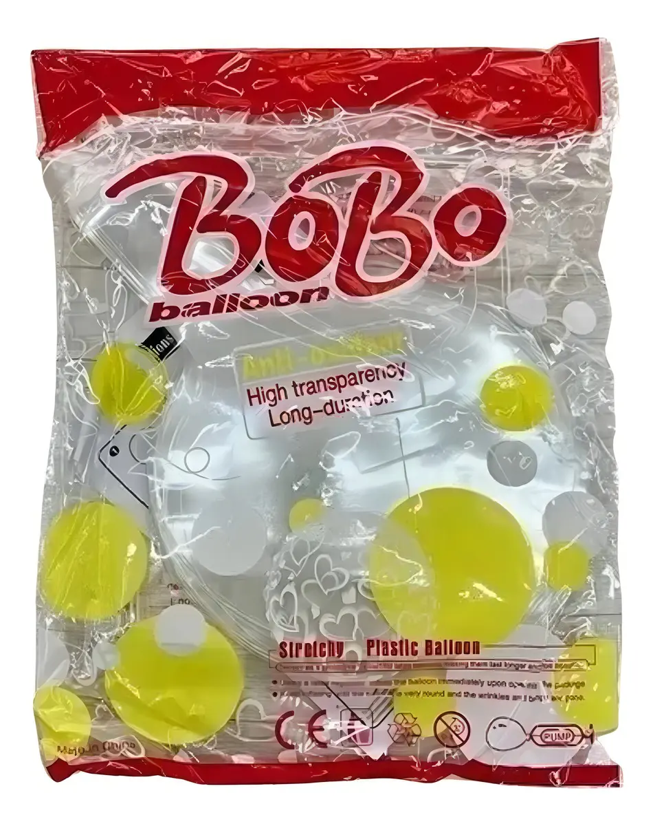 20 Unidades Balão Bubble 18 Polegadas Genérica Bobo Balloon - vista lateral - foto 2 de 4