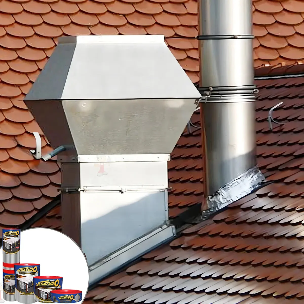 3 Mantas Asfáltica Aluminizada Telhado Auto Dryko - detalhes - foto 3 de 4