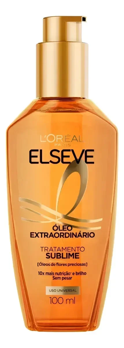 L'Oréal Paris Elseve Óleo Extraordinário 100ml - Leave In Anti Frizz Protetor Térmico