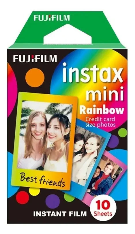 Filme instantâneo Fujifilm Instax Mini Rainbow - detalhes - foto 3 de 4