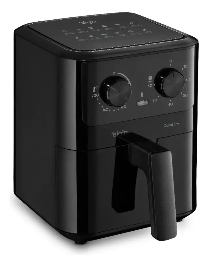 Fritadeira Elétrica Air Fryer Quad Fry Elgin - vista lateral - foto 2 de 4