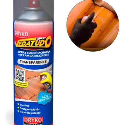 Spray Vedatudo Vazamentos De Agua Reparo Telha Laje Calha Transparente 400ml