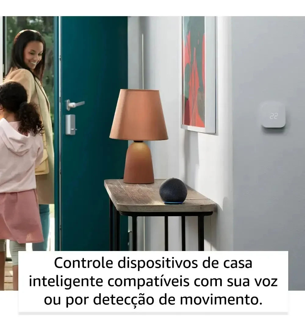 Amazon Echo Dot, Echo Dot 5, Echo Dot 5a Geração, Alexa, Amazon Alexa, Assistente Virtual - Echo Dot 5th Gen Preto