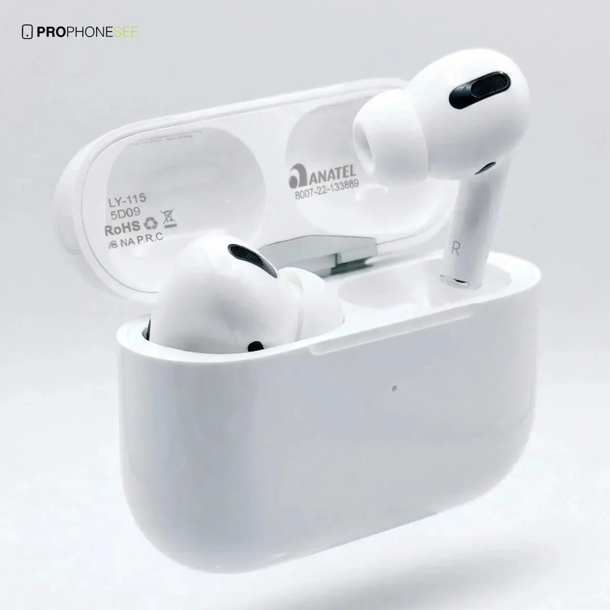 Fone Ouvido Bluetooth Compatível Com Iphone X Xr 11 12 13 14 15 16 17 Xs Pro Max Plus - PRO PHONE SEE Foninho Borracha