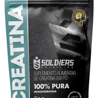 Creatina Soldiers Nutrition em pó Sem sabor x 500g