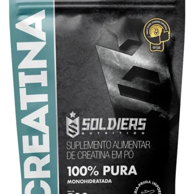 Creatina Soldiers Nutrition em pó Sem sabor x 500g