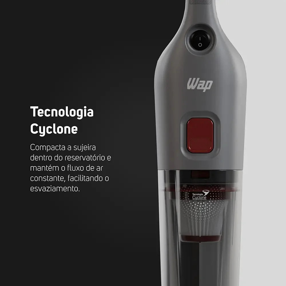 Aspirador Vertical WAP POWER SPEED MAX - em uso - foto 5 de 6