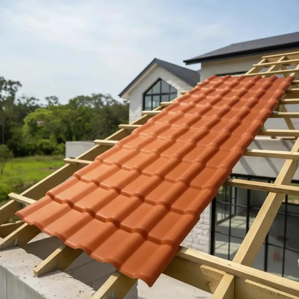 Telha Pvc Plan Precon 2.42x0.88m Terracota - 23.019.242