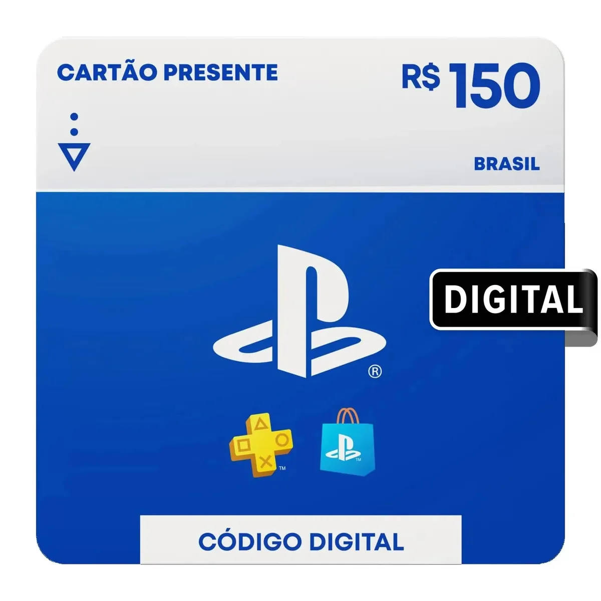 Sony PlayStation Store Gift Card R$ 150 (Digital)