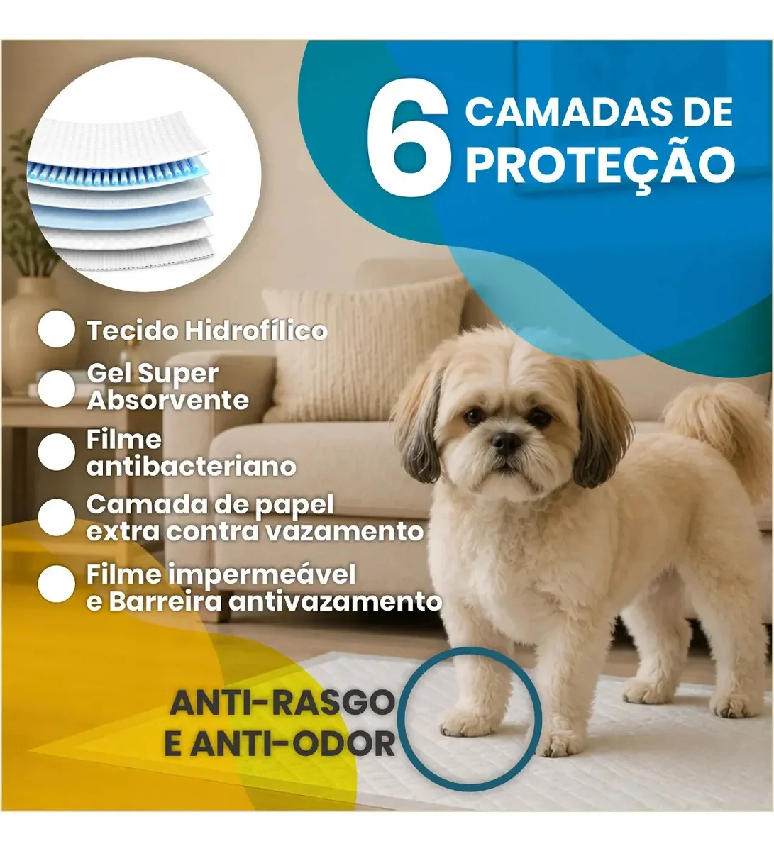 Tapete Higiênico para Cachorro 50 Unidades Biosec - detalhes - foto 3 de 4