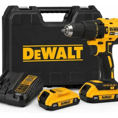 Parafusadeira Furadeira de Impacto Dewalt DCD7781D2 20V Brushless Mandril 13mm Torque 65Nm Com 2 Baterias Carregador Bivolt e Maleta