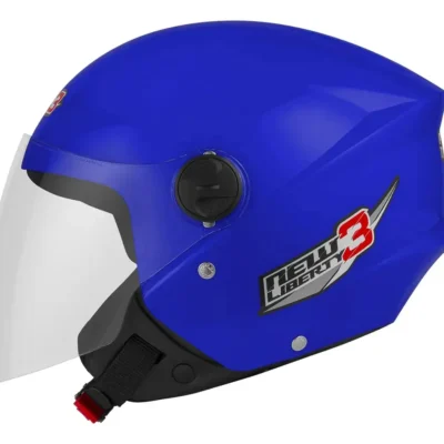Capacete Moto Aberto Pro Tork New Liberty Three Amarelo Tamanho 56 Desenho Solid Viseira Cristal