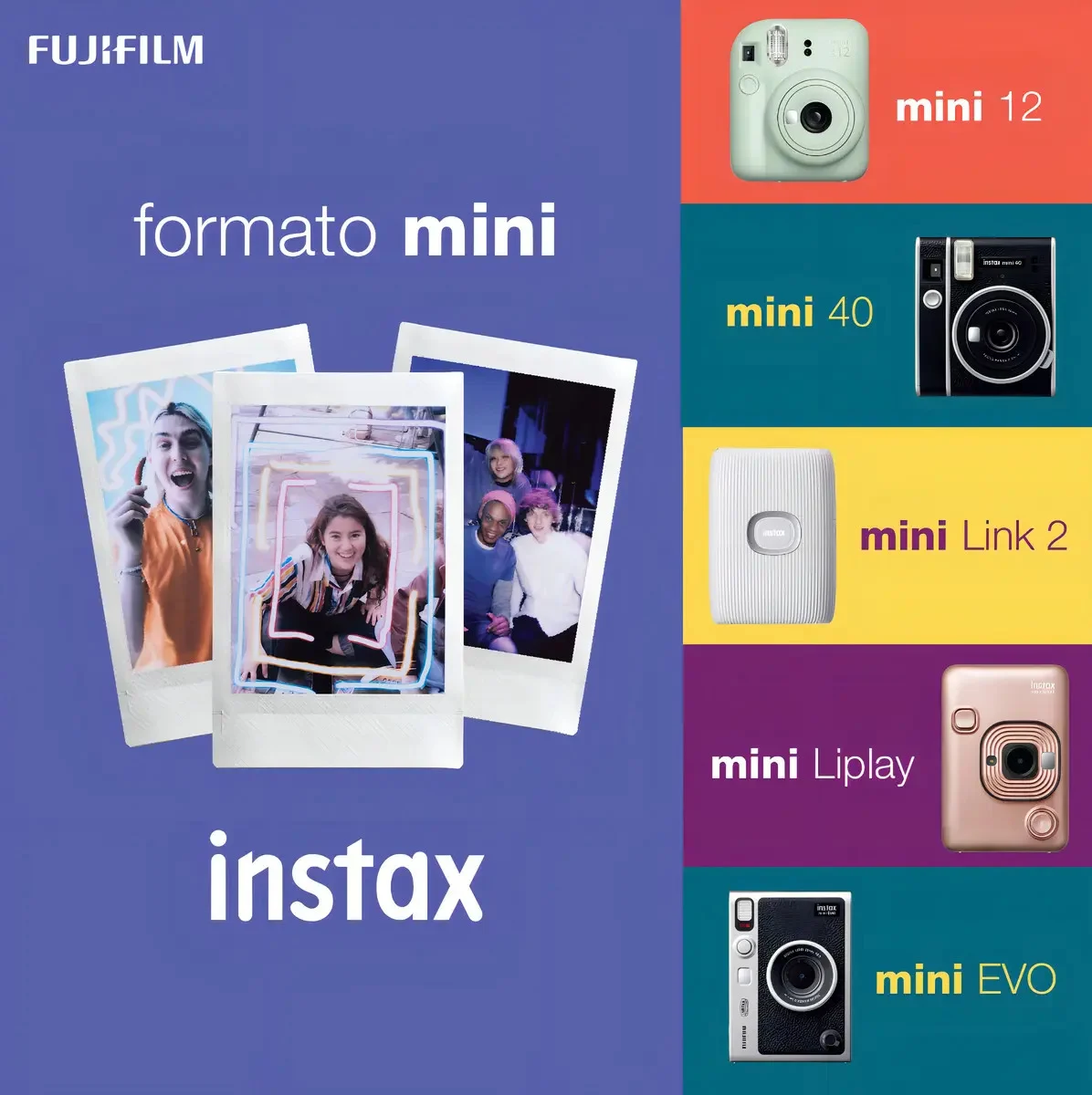 Filme instantâneo Fujifilm Instax Mini Rainbow - outro ângulo - foto 4 de 4
