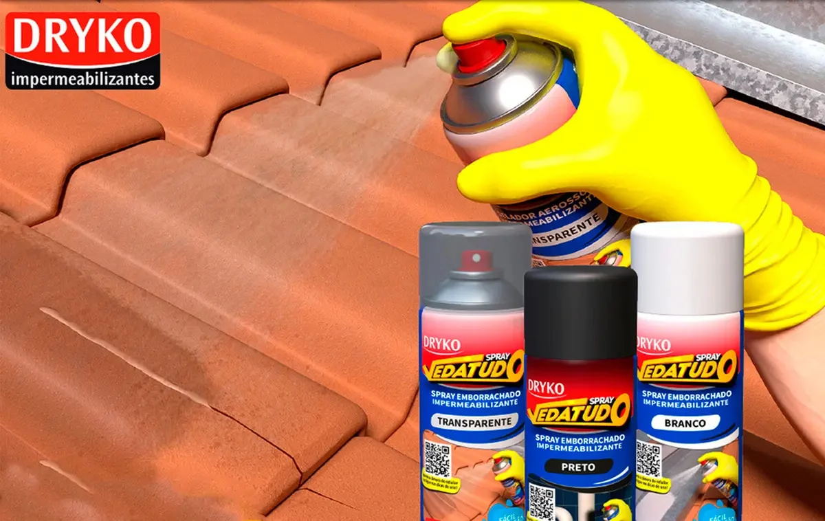 Spray Vedatudo Vazamentos De Agua Reparo Dryko - outro ângulo - foto 4 de 4