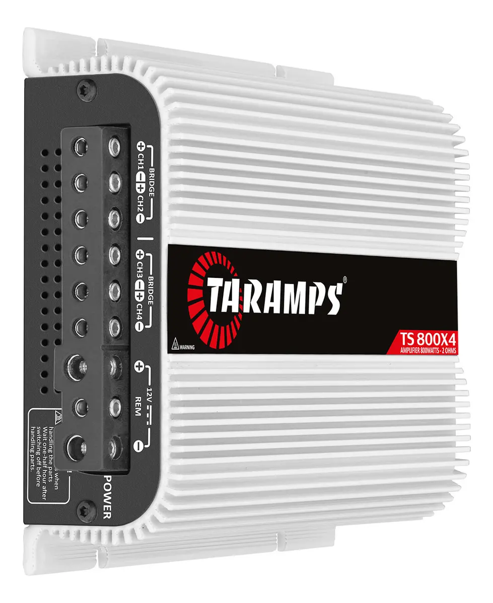 Amplificador Taramps TS 800x4 800W 4 - detalhes - foto 3 de 4