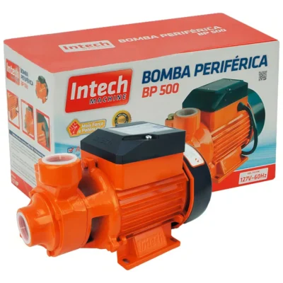 Bomba D´água Periférica 1/2 Hp Bp500 Intech Machine Cor Laranja Frequência 60 Hz