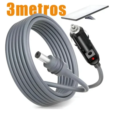 Cabo 12v/24v De Carregamento Para Starlink Mini Cinzeiro 3m/cabo energia mac mini/cabo starlink/cabo starlink mini 12v
