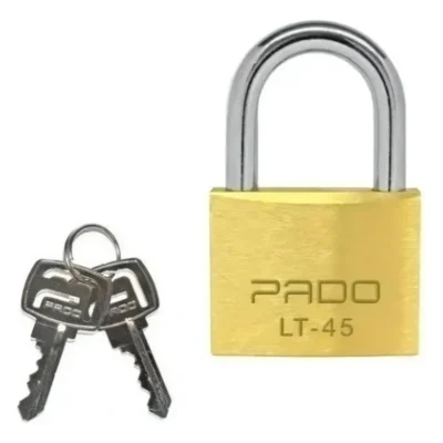 Cadeado De Latão Pado Lt - 45mm 2 Chaves Não Enferruja