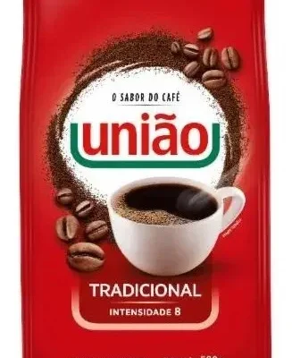 Café Torrado E Moido Tradicional Pouch 500g Intensidade 8 União Pacote