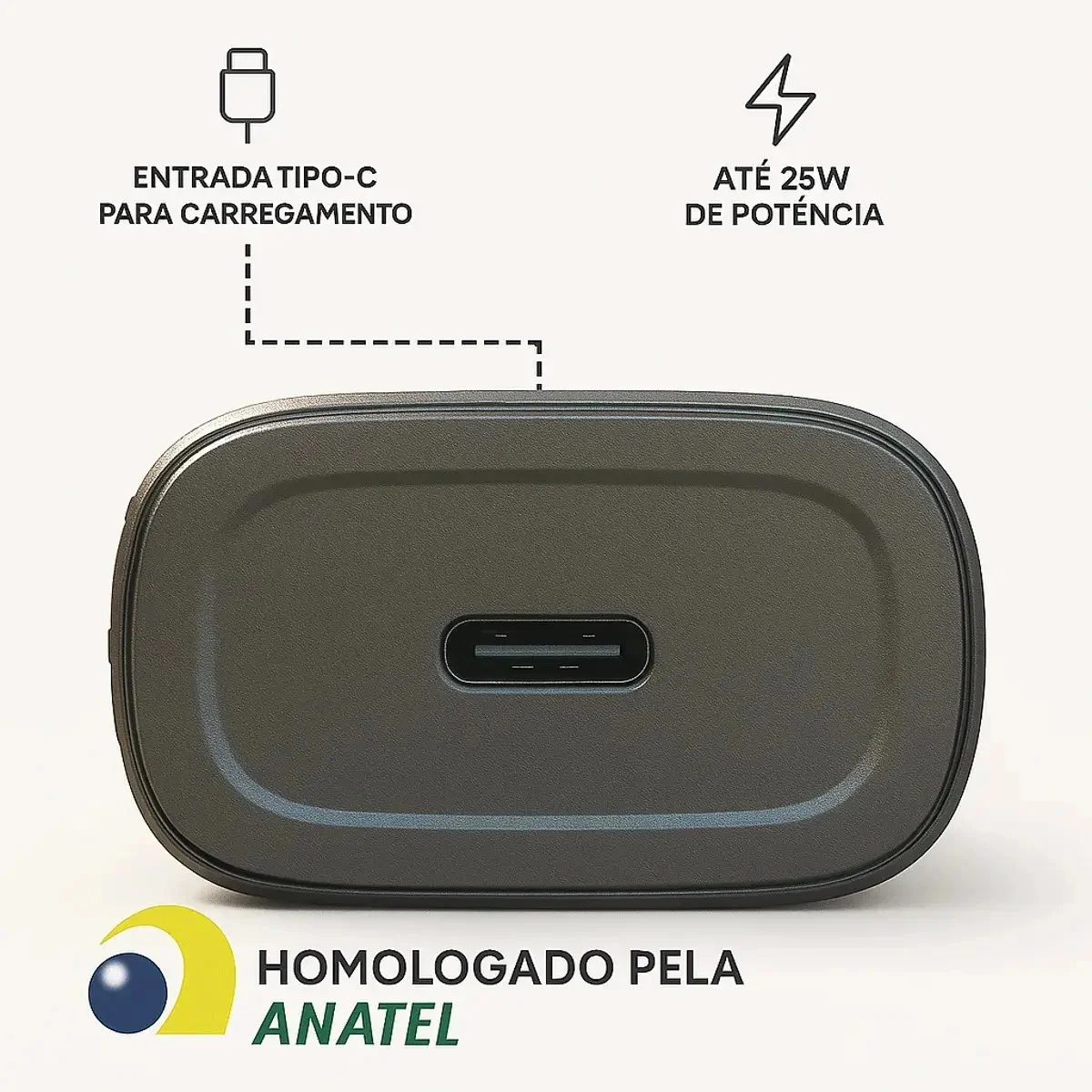 Carregador Super Rápido 25w Para Samsung DTimp - detalhes - foto 3 de 5