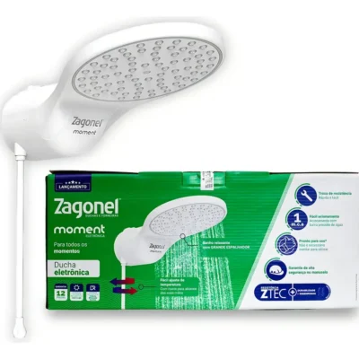 Chuveiro Eletrônico Zagonel Moment 7500W Branco