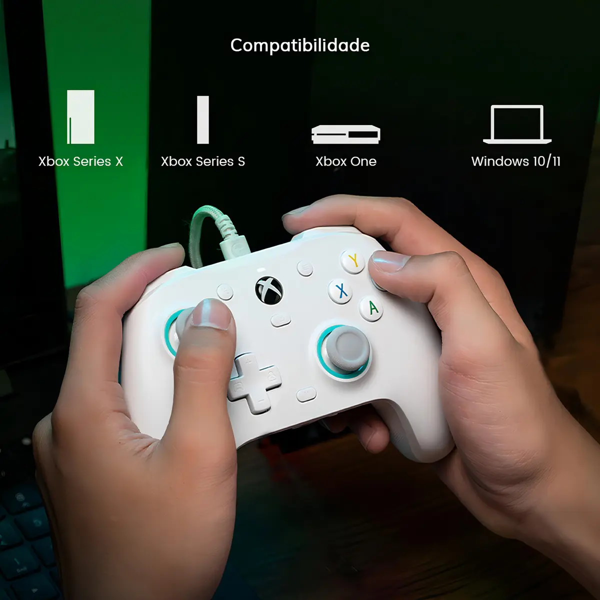 Controle GameSir G7 SE com Fio - detalhes - foto 3 de 6