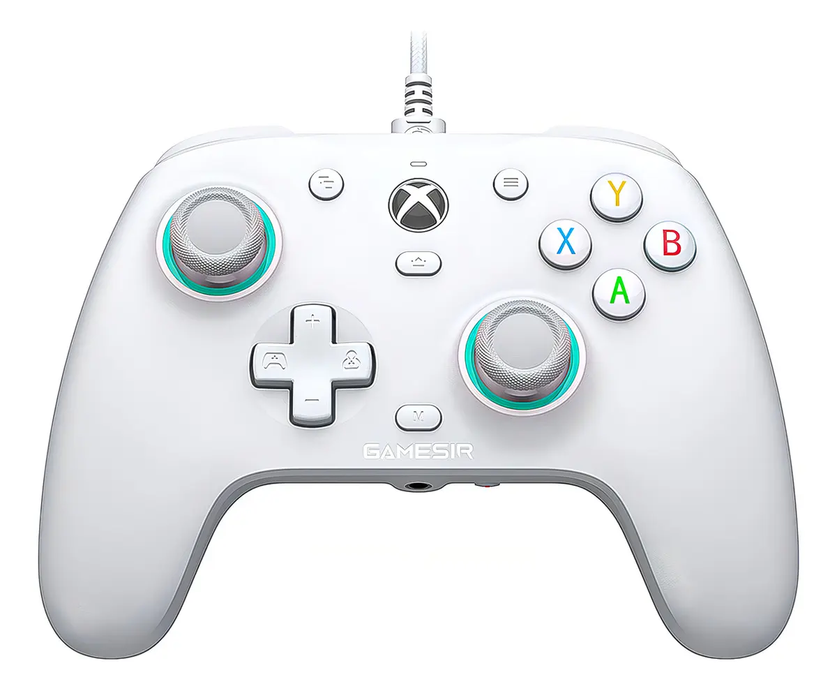 Controle GameSir G7 SE com Fio para Xbox One Series S X PC Hall Effect Botões Mecânicos - Branco