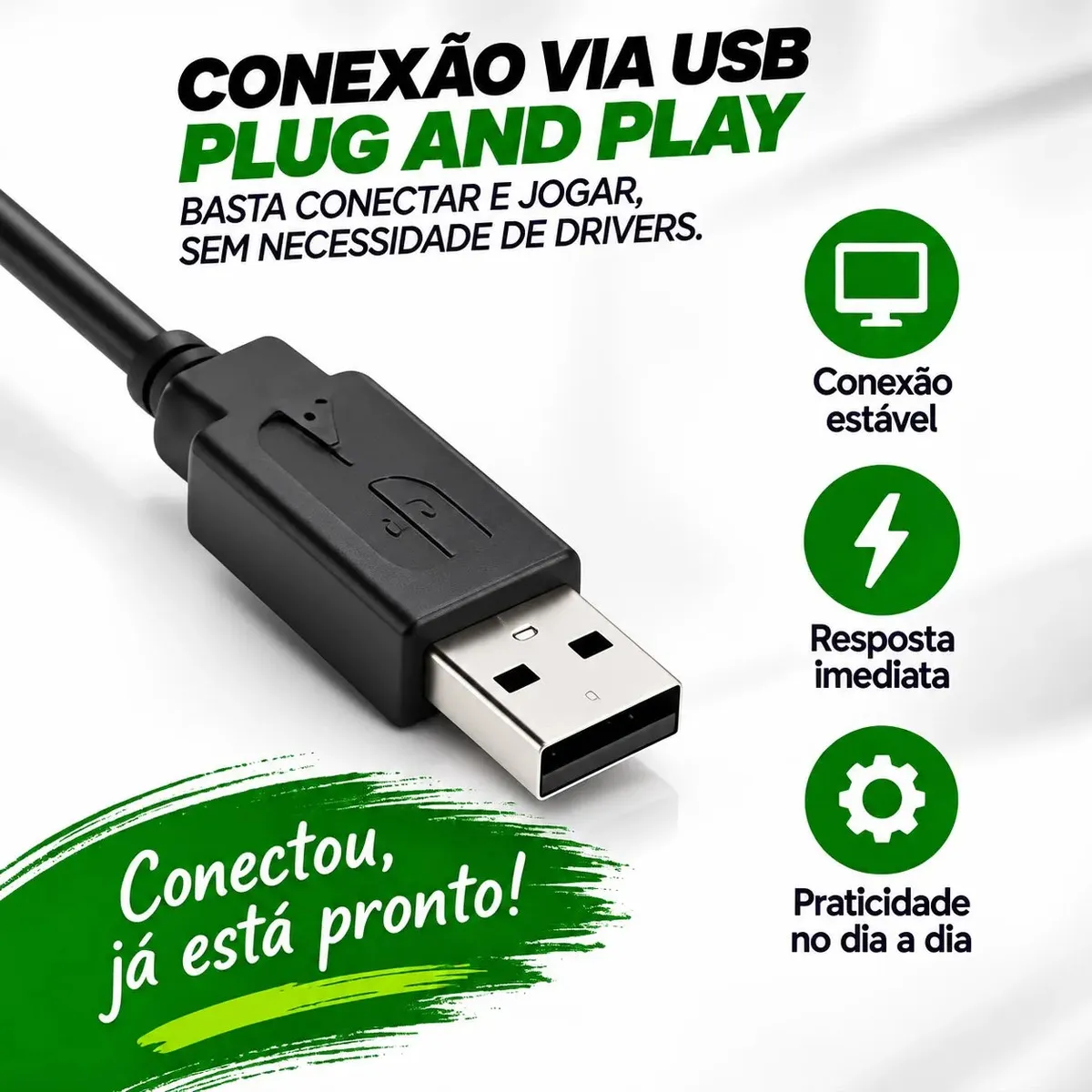 Controle Para Xbox 360 Com Fio CROWLEY - detalhes - foto 3 de 5