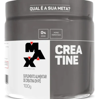 Creatina 100g Creatina Monohidratada Max Titanium Sem Sabor Alta Pureza