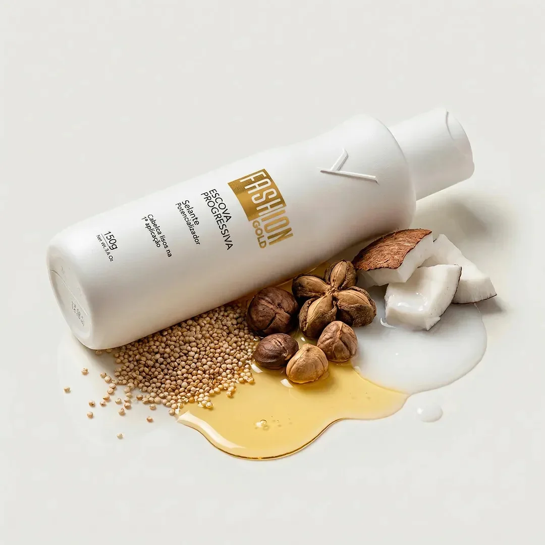 Escova Progressiva 150g - Fashion Gold - detalhes - foto 3 de 4
