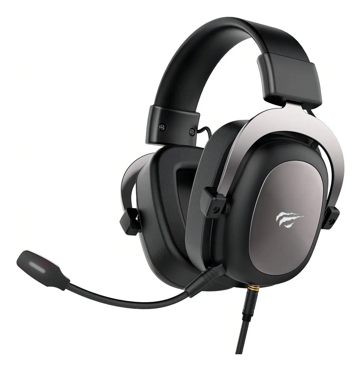 Fone De Ouvido Headset Gamer Havit H2002d P3 Para PS3/PS4/PS5/XBOX/PC Cor Preto - Black