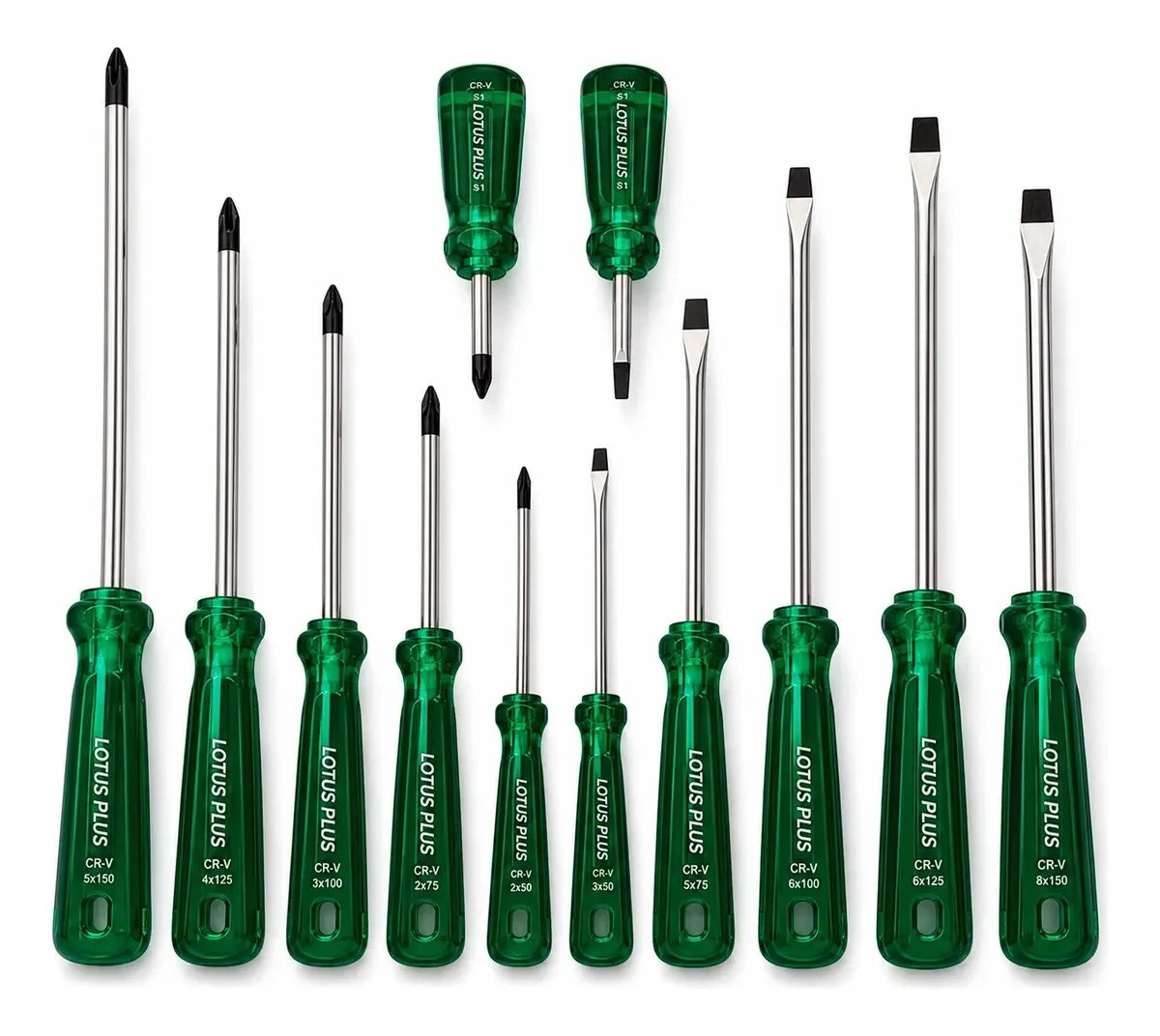 Jogo Chave de Fenda e Philips Profissional Imantado 12 Peças - Lotus PHILIPS E FENDA IMANTADA