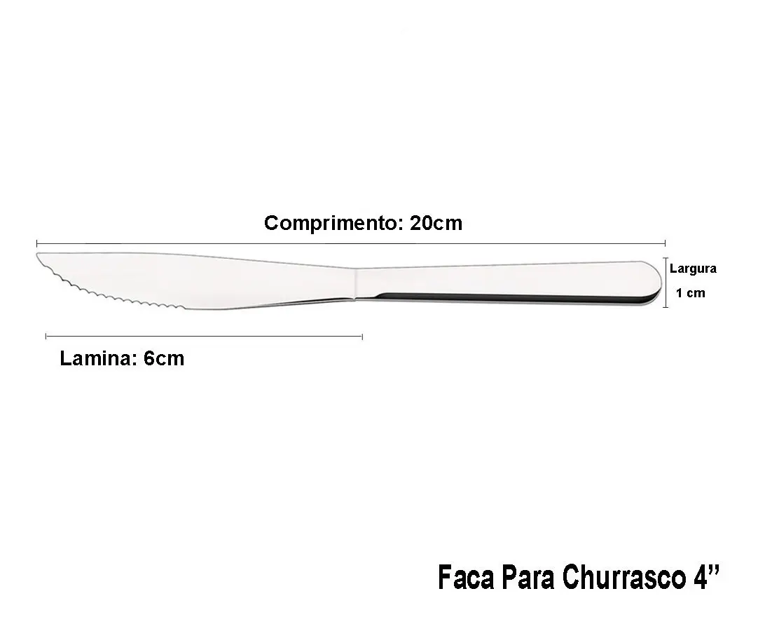 Jogo Talheres Faqueiro Búzios Aço Inox Tramontina - outro ângulo - foto 4 de 4