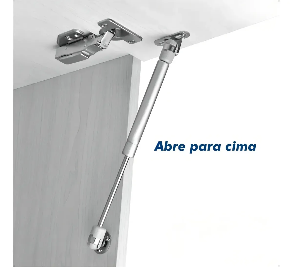 Kit 4 Pistão A Gás 100n Metalnox - vista lateral - foto 2 de 3