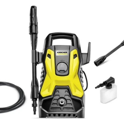 Lavadora De Alta Pressão Kärcher Prática Black 1500 Psi/libras 1400w 300l/h Com Aplicador De Detergente E Lança Regulável 220v