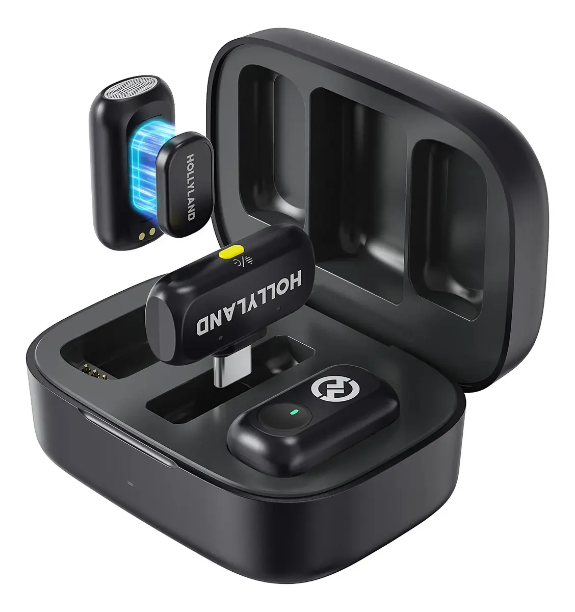 Microfone Hollyland Lark A1 Duo Usb-c - detalhes - foto 3 de 4