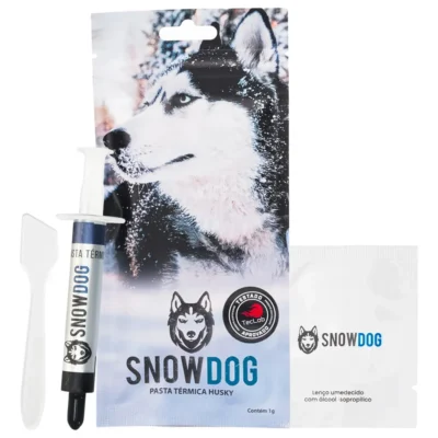 Pasta Térmica Snowdog Husky Seringa 1g 12.8w/m.k Gamer CPU GPU XBox Playstation Consoles Drones Alto Desempenho Aprovada Pelo Teclab