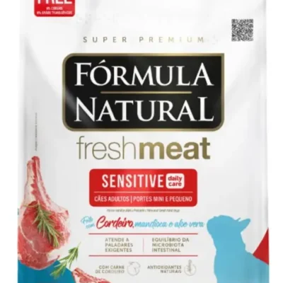 Ração P/caes Adultos Fresh Meat Sensitive Min E Peq 1kg