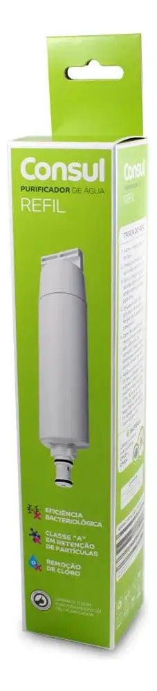 Refil Filtro Cix06ax Purificador de Água Consul CPC30AF, CPC30AB, CPB35AB, CPB35AF - Branco