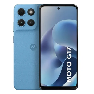 Smartphone Motorola Moto G17 4g - 128gb 12gb (4gb Ram + 8gb Ram Boost), Camera 50mp Sony Lytia 600, Tela Fhd+ 60hz, Bateria 5200 Mah - Azul