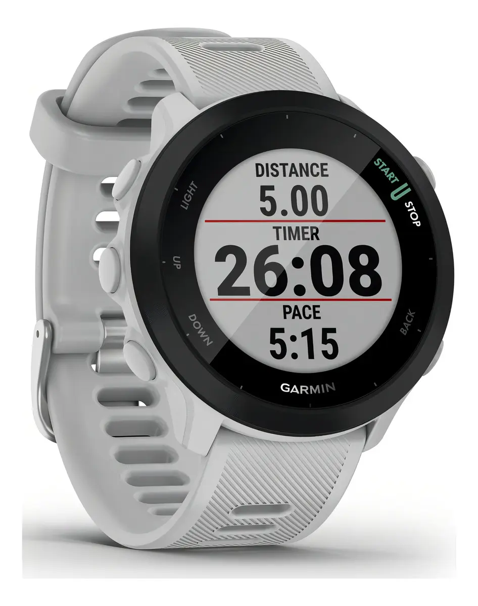 Smartwatch Garmin Forerunner 55, Tela LCD - outro ângulo - foto 4 de 4