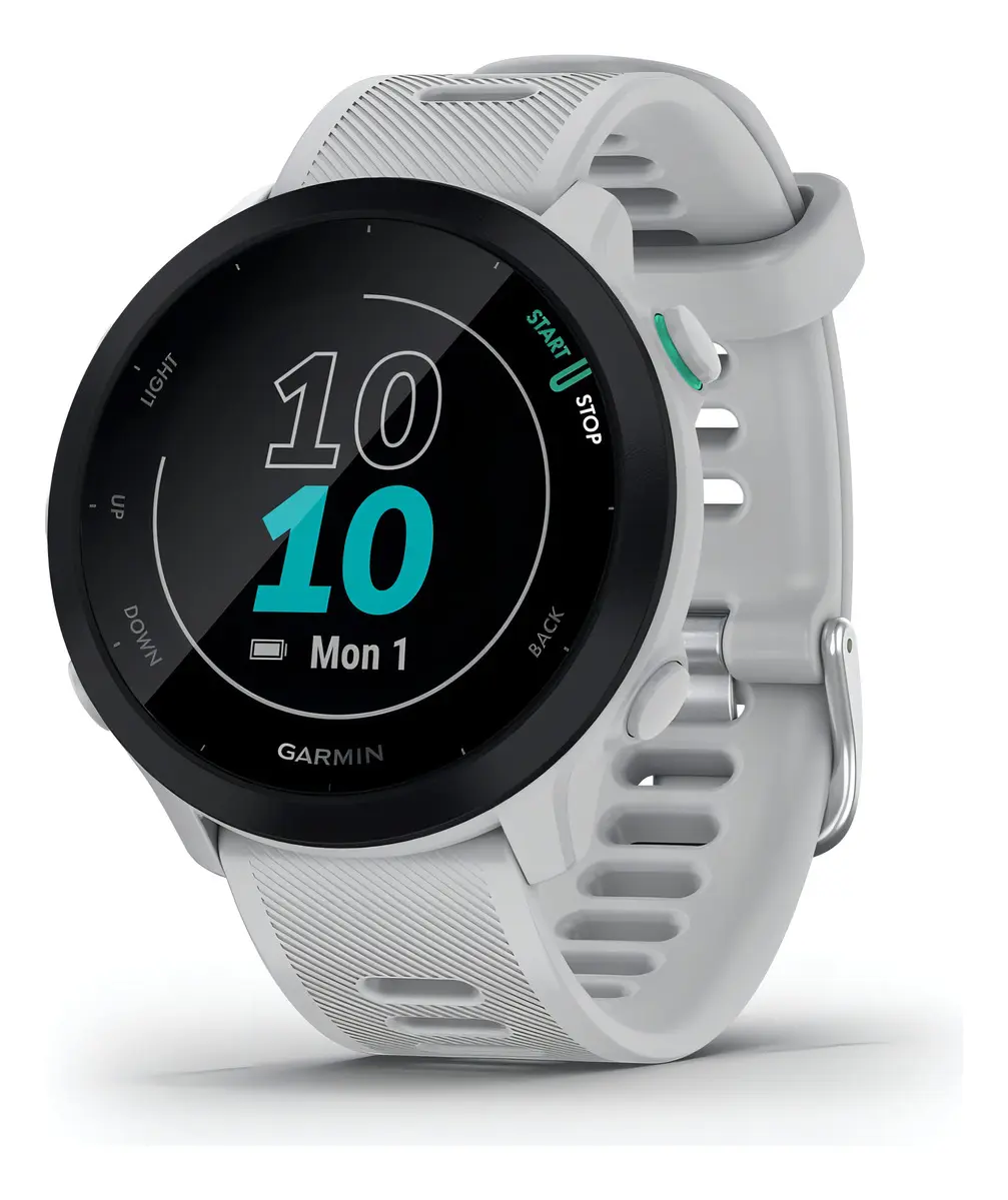 Smartwatch Garmin Forerunner 55, Tela LCD MIP 1.04", Caixa Polímero 42mm, Pulseira