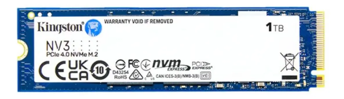SSD Kingston NV3 1TB M.2 2280 - vista lateral - foto 2 de 4